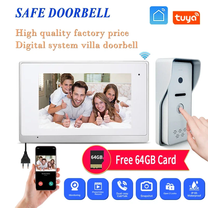 Access Control Panel System 7 Inch Tuya Smart Wifi Switch Ip Intercom Video Door Phone For Multi Villa Or Apartment
Access Control Panel System 7 Inch Tuya Smart Wifi Switch Ip Intercom Video Door Phone For Multi Villa Or Apartment