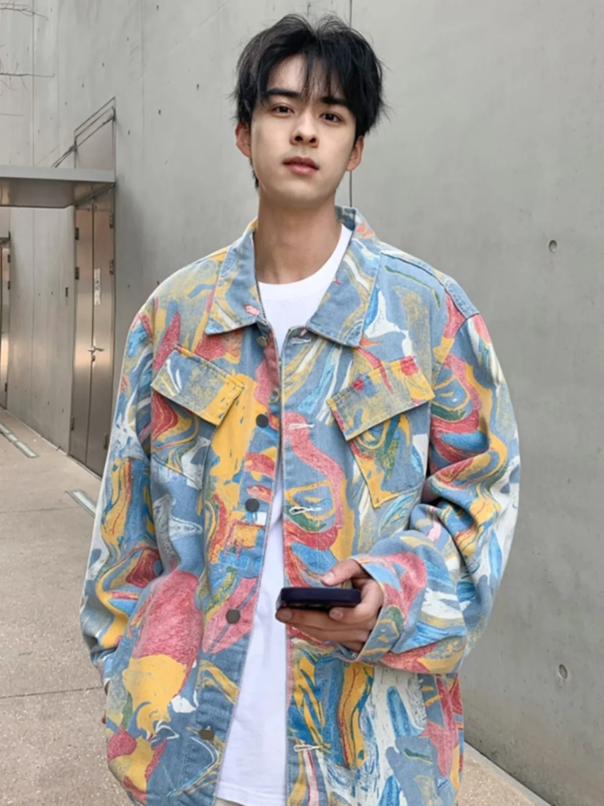 Spring Autumn 2024 Men's Denim Jaet Youthful Feeling Multi-ket Casual Outerwear Long Sve Loose Fit Online Exclusive
Spring Autumn 2024 Men's Denim Jaet Youthful Feeling Multi-ket Casual Outerwear Long Sve Loose Fit Online Exclusive