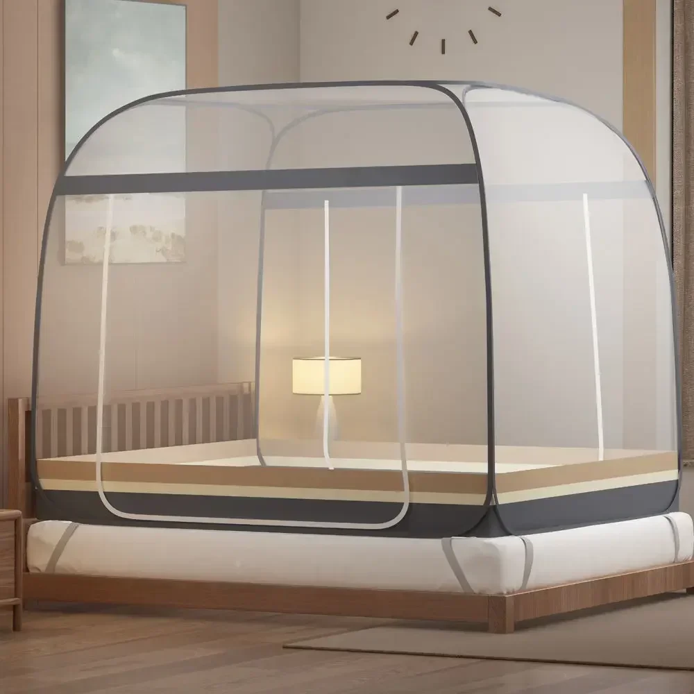 New Yurt Mosquito Net Free Installation Foldable Double Doors Fully Wrapped Anti-mosquito Bed Canopy Bed Tent Home Textiles
New Yurt Mosquito Net Free Installation Foldable Double Doors Fully Wrapped Anti-mosquito Bed Canopy Bed Tent Home Textiles