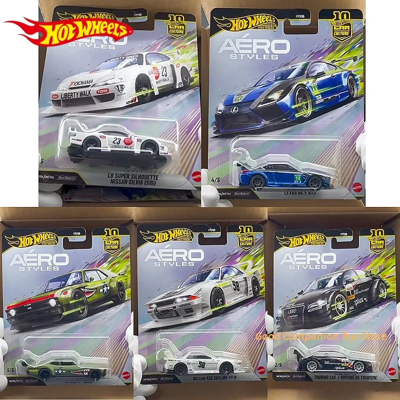 Genuine Hot Wheels FPY86 Car Culture Aero Styles NISSAN R32 SKYLINE GT-R 70 CHEVY NOVA 2008 AUDI A4 1/64 Alloy Car Collect Model
Genuine Hot Wheels FPY86 Car Culture Aero Styles NISSAN R32 SKYLINE GT-R 70 CHEVY NOVA 2008 AUDI A4 1/64 Alloy Car Collect Model