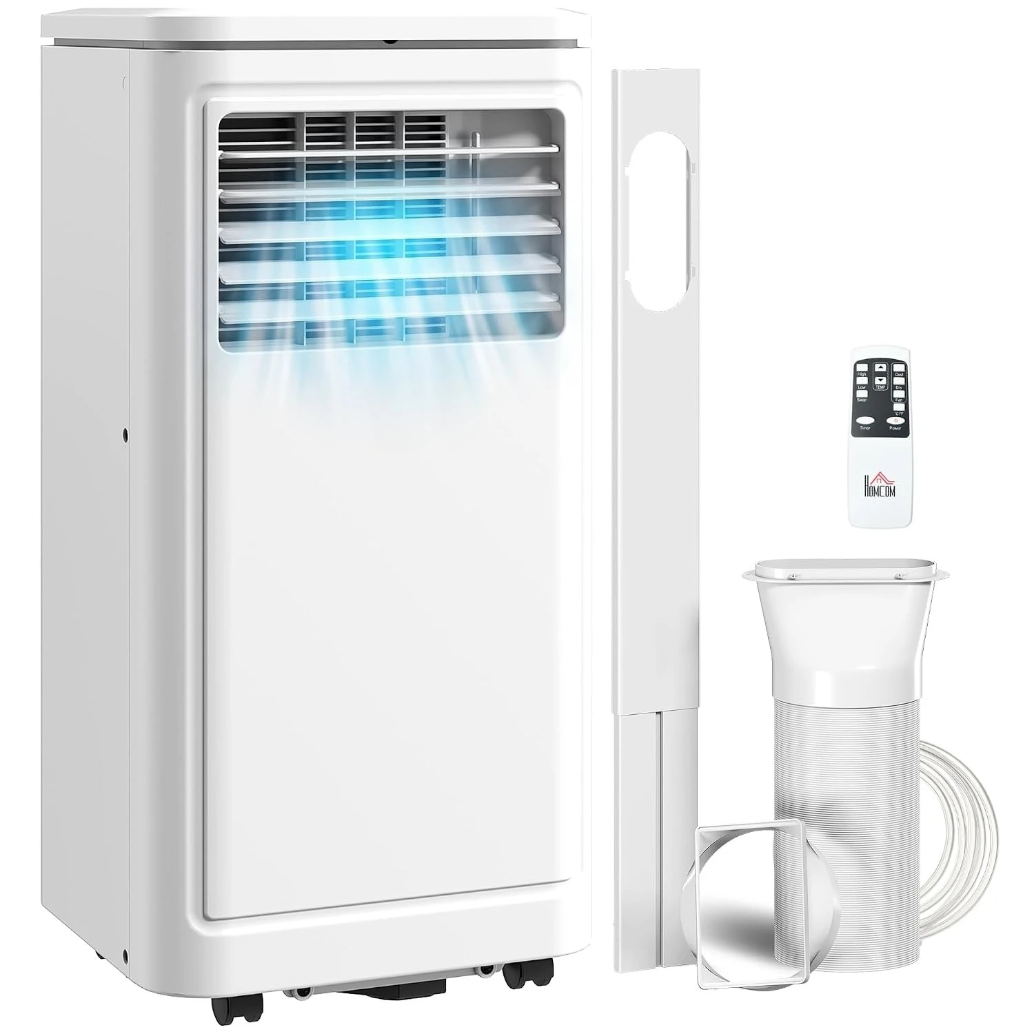 8000 BTU Portable Air Conditioner, for Rooms Up to 344 Sq. Ft., 3-in-1 Portable AC Unit with Dehumidifier, Cooling Fan,, Custom
8000 BTU Portable Air Conditioner, for Rooms Up to 344 Sq. Ft., 3-in-1 Portable AC Unit with Dehumidifier, Cooling Fan,, Custom