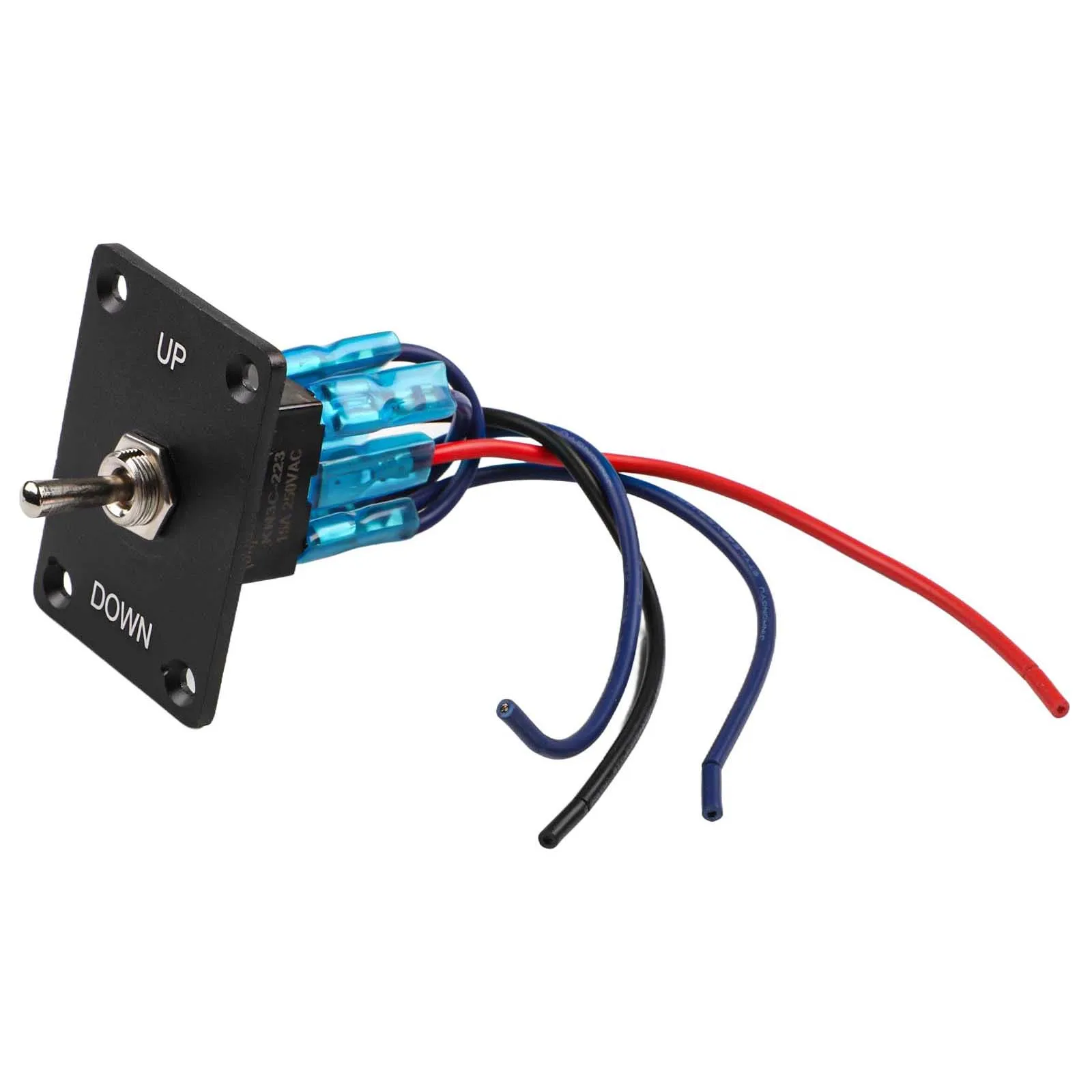 3 Position Rocker Switch 6 Pin for Reverse Polarity Motor Applications with Waterproof Cap and Connecting Wires
3 Position Rocker Switch 6 Pin for Reverse Polarity Motor Applications with Waterproof Cap and Connecting Wires