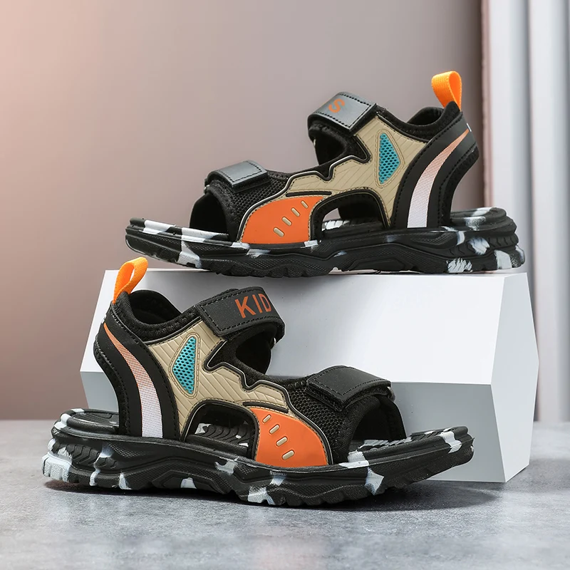 Новые летние камуфляжные пляжные сандалии и кроссовки на липучке, крутые и удобные 
Новые летние камуфляжные пляжные сандалии и кроссовки на липучке, крутые и удобные