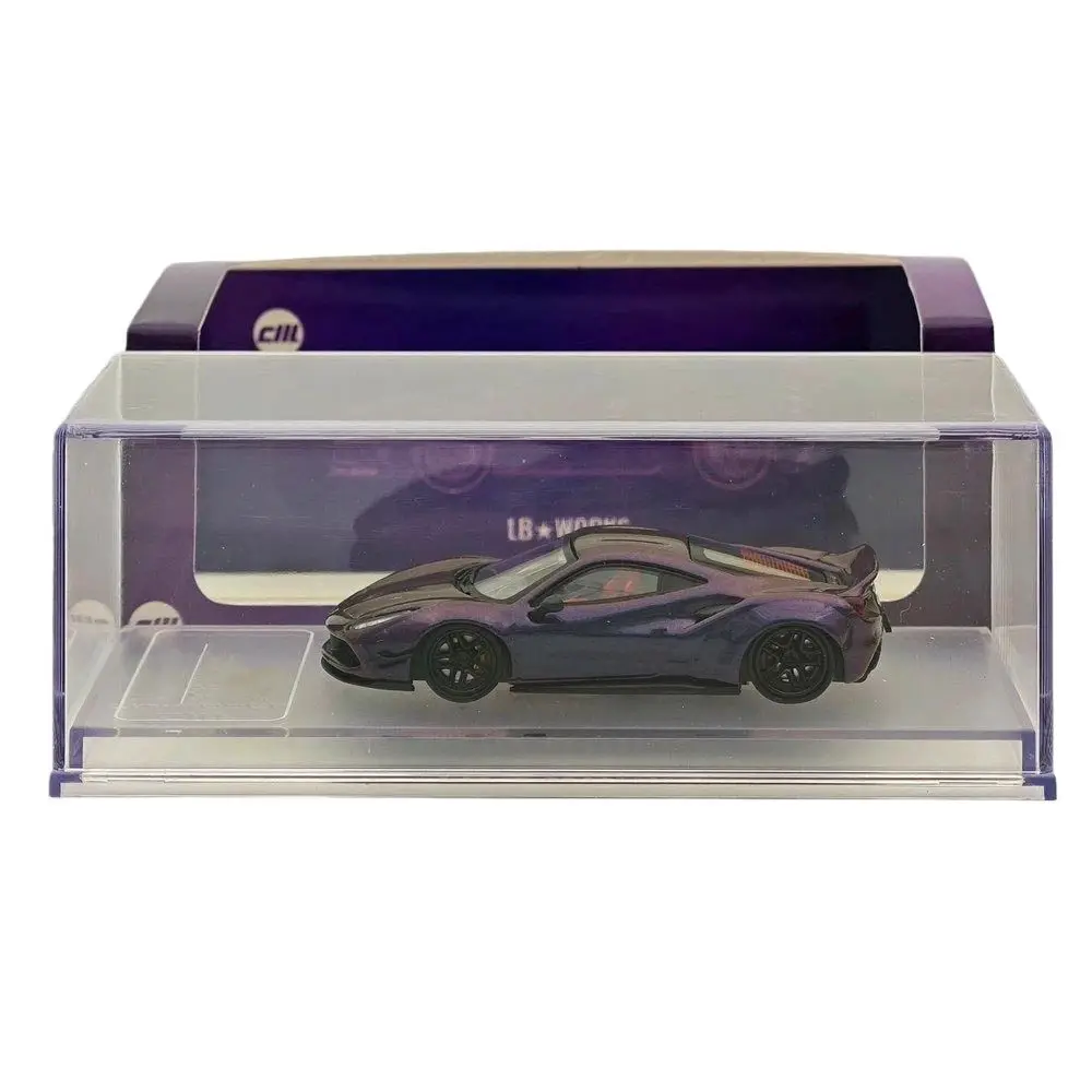 CM 1/64 for LB-Works 488 Widebody LBWK Chameleon Magic Purple Diecast Model Car Miniature Toy Vehicle Models Collection
CM 1/64 for LB-Works 488 Widebody LBWK Chameleon Magic Purple Diecast Model Car Miniature Toy Vehicle Models Collection