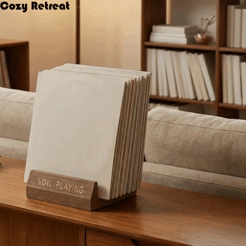 Minimalist Wooden Vinyl Record Holder Single Holder Natural Album Display Holder Decorative CD Record Stand Album Display
Minimalist Wooden Vinyl Record Holder Single Holder Natural Album Display Holder Decorative CD Record Stand Album Display