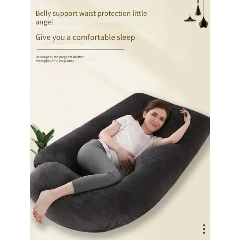 Full Surround U/J Type Maternity Pillow - Soft Body Support Sleeping Cushion for Pregnant Women Relaxes Back Belly Hip & Leg
Full Surround U/J Type Maternity Pillow - Soft Body Support Sleeping Cushion for Pregnant Women Relaxes Back Belly Hip & Leg