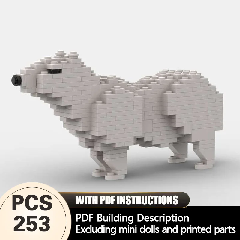 Creators Animal Series Model MOC Building Bricks White Bear Modular Technology Gifts Holiday Assemble Children Toys Suit
Creators Animal Series Model MOC Building Bricks White Bear Modular Technology Gifts Holiday Assemble Children Toys Suit