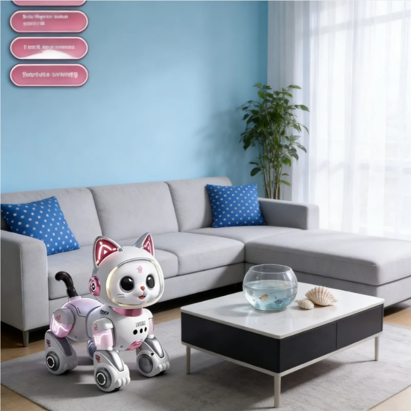 Interactive RC Robot Cat: Ready-to-Play Walking Meowing Toy, Top Birthday Christmas Gift for Boys Girls of All Ages
Interactive RC Robot Cat: Ready-to-Play Walking Meowing Toy, Top Birthday Christmas Gift for Boys Girls of All Ages