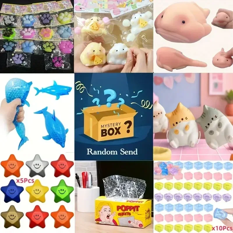 Surprise Mystery Box Squishy Cute Animal Squeeze Toy Adult Soft Pinch Pop Fidget Toys Colorful Entertainment Games Holiday Gifts
Surprise Mystery Box Squishy Cute Animal Squeeze Toy Adult Soft Pinch Pop Fidget Toys Colorful Entertainment Games Holiday Gifts