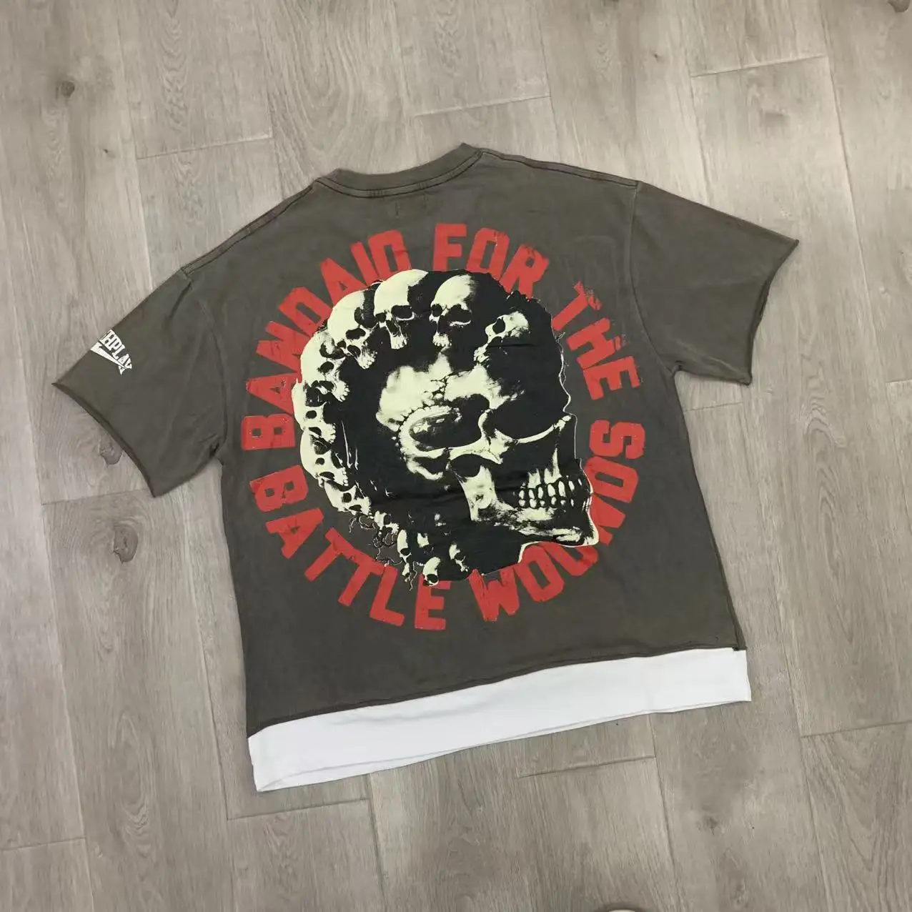 High Street T-irt with Mud Print Ripped Diamond Heat Streetwear Cotton Casual round Ne ort Sve ex Summer Tee
High Street T-irt with Mud Print Ripped Diamond Heat Streetwear Cotton Casual round Ne ort Sve ex Summer Tee