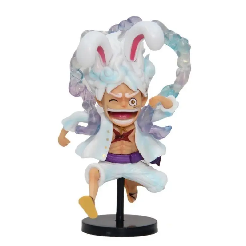 One Piece Sun God Q-Version Gear 5 Nika with Bunny Ears Luffy Laughing Running Anime Model Figure Collectible Peripheral Gift
One Piece Sun God Q-Version Gear 5 Nika with Bunny Ears Luffy Laughing Running Anime Model Figure Collectible Peripheral Gift