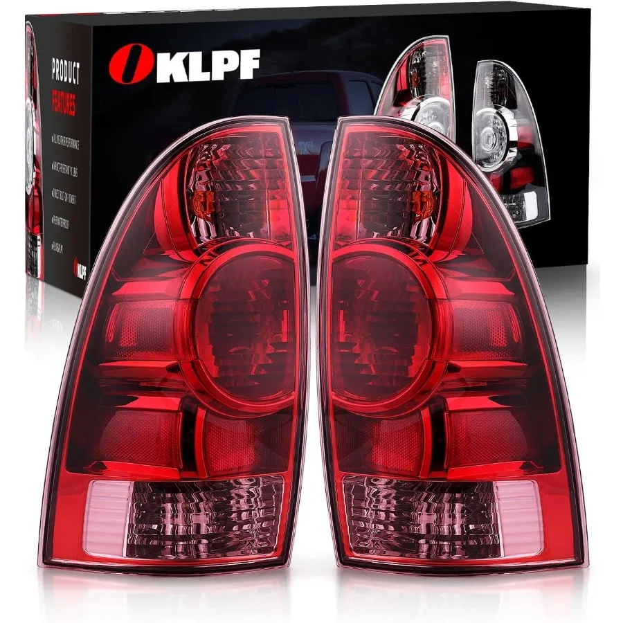 Задние стоп-сигналы, совместимые с грузовиками Tacoma Pickup 20055. Замените красные задние фонари в сборе с лампой в комплекте и Wi-Fi.
Задние стоп-сигналы, совместимые с грузовиками Tacoma Pickup 20055. Замените красные задние фонари в сборе с лампой в комплекте и Wi-Fi.