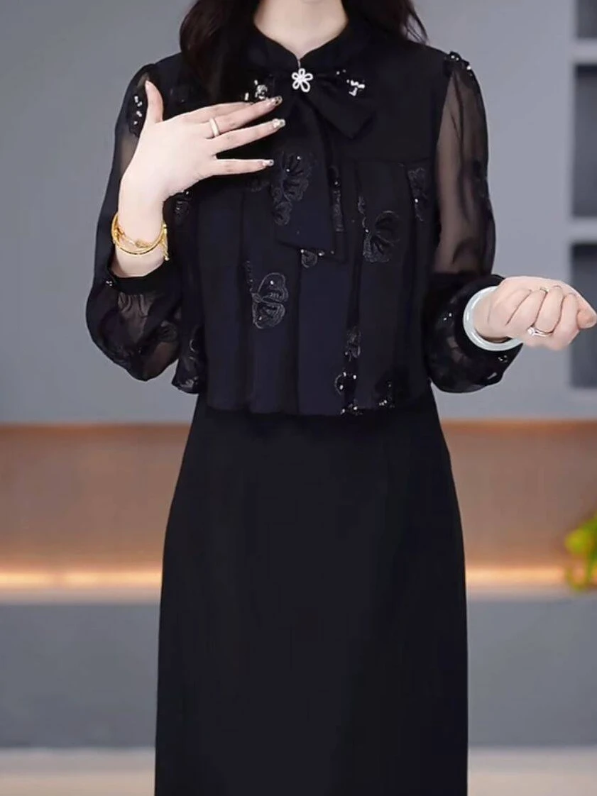 Elegant Luxury Glass Silk Dress Cover up Spring Summer New Style Fashion Set Polyester Fiber Fabric Korean Style Women's Dress
Elegant Luxury Glass Silk Dress Cover up Spring Summer New Style Fashion Set Polyester Fiber Fabric Korean Style Women's Dress