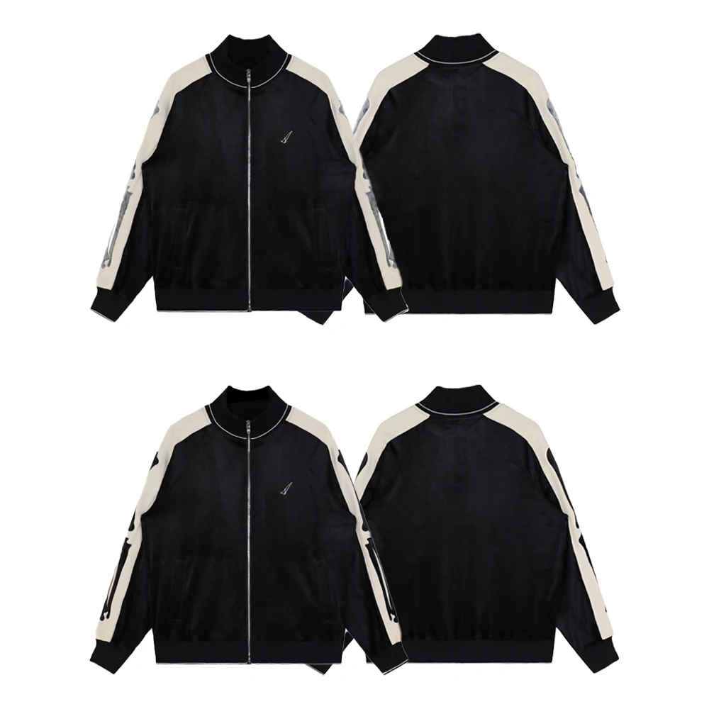 Streetwear Clothing Skulls Bone Embroidery Graphic Sweatshirts Hiphop Street Style Casual Cotton Sweatshirts with Zipper for Man
Streetwear Clothing Skulls Bone Embroidery Graphic Sweatshirts Hiphop Street Style Casual Cotton Sweatshirts with Zipper for Man