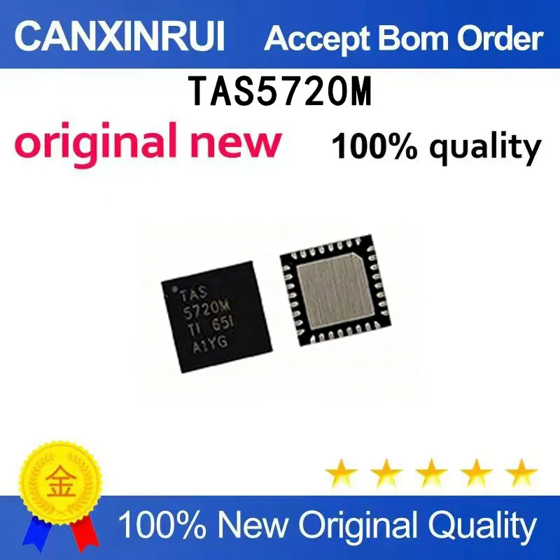 (5-100 pieces)New stock TAS5720MRSMR silk screen TAS5720M QFN-32 audio power amplifier
(5-100 pieces)New stock TAS5720MRSMR silk screen TAS5720M QFN-32 audio power amplifier