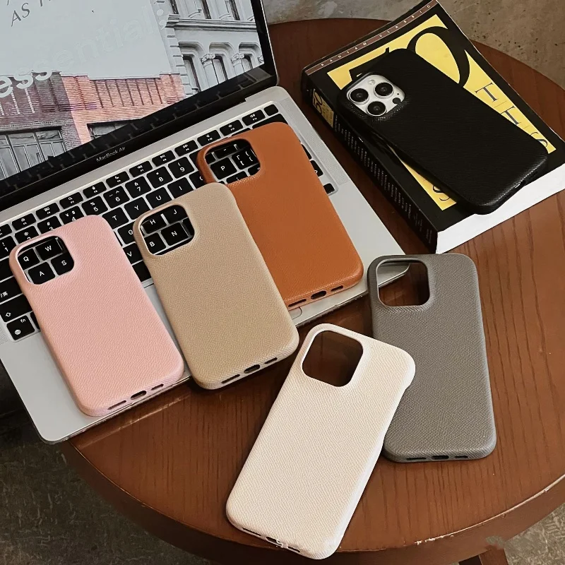 Plain Leather Mobile Phone Case, Soft Shell, Suitable for Apple iPhone 15Pro, 14, 13, Anti-Fall, 12, High-end
Plain Leather Mobile Phone Case, Soft Shell, Suitable for Apple iPhone 15Pro, 14, 13, Anti-Fall, 12, High-end