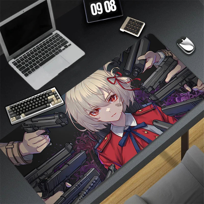 Pattern Game Black Mousepad Pad Rubber Mouse Mat Desk Gaming Non Slip Table Mat PC Gamer Cabinet Mousepad L-lycoris Keyboard Pad
Pattern Game Black Mousepad Pad Rubber Mouse Mat Desk Gaming Non Slip Table Mat PC Gamer Cabinet Mousepad L-lycoris Keyboard Pad