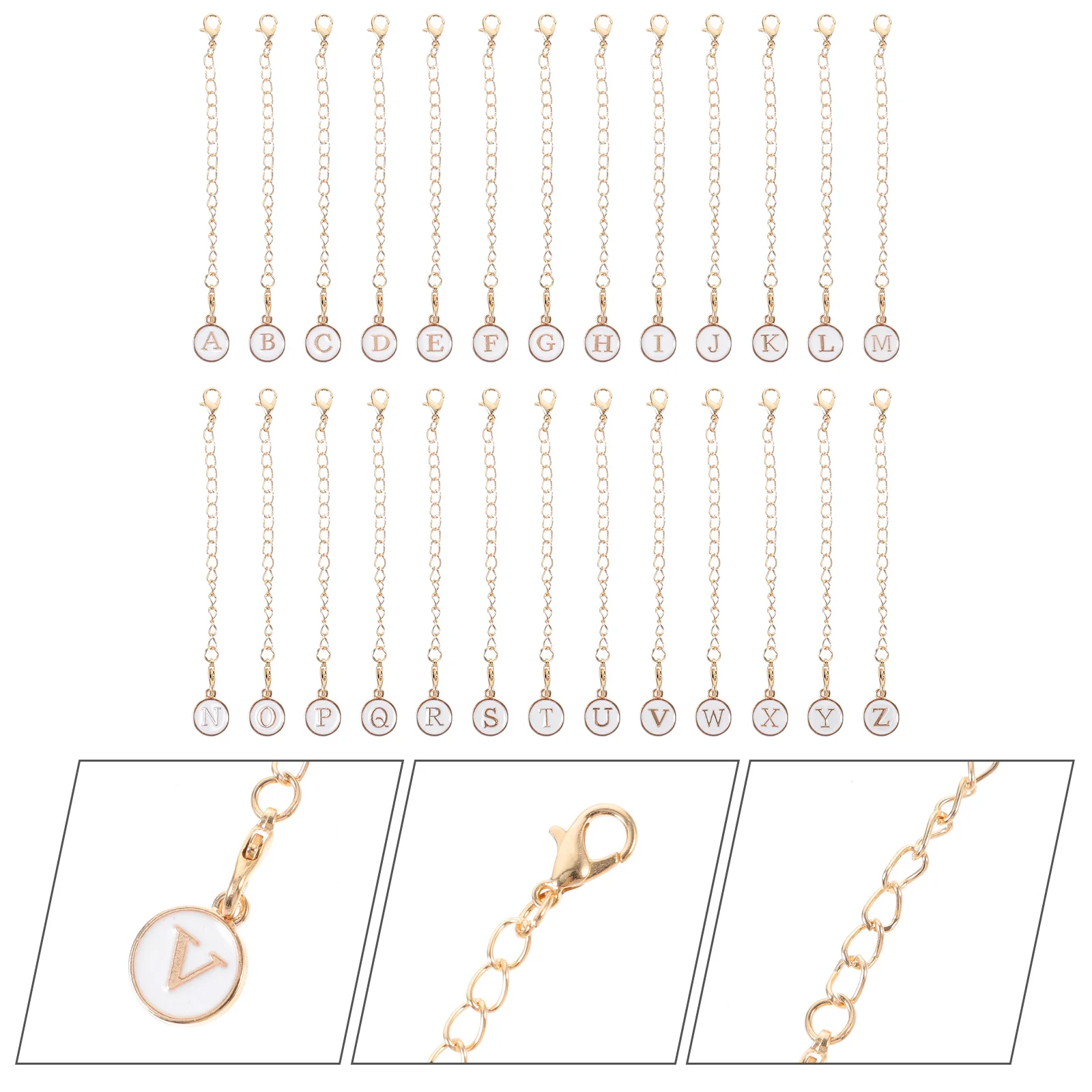 26 Pcs of The Lid Backpack Cup Lobster Clasp Hanging English Letter Chain Jewelry Pendant (blue A-z) 26pcs Charm Black Charms
26 Pcs of The Lid Backpack Cup Lobster Clasp Hanging English Letter Chain Jewelry Pendant (blue A-z) 26pcs Charm Black Charms