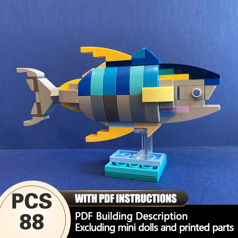 Creators Animal Series Model MOC Building Bricks Tuna Modular Technology Gifts Holiday Assemble Children Toys Suit
Creators Animal Series Model MOC Building Bricks Tuna Modular Technology Gifts Holiday Assemble Children Toys Suit