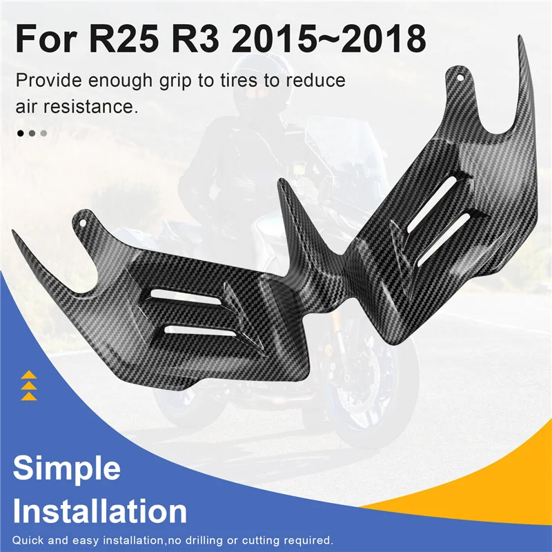 A58X-Motorcycle Fairing Aerodynamic Winglets Front Cover Wind Wing For YZF R3 R25 2015-2018
A58X-Motorcycle Fairing Aerodynamic Winglets Front Cover Wind Wing For YZF R3 R25 2015-2018