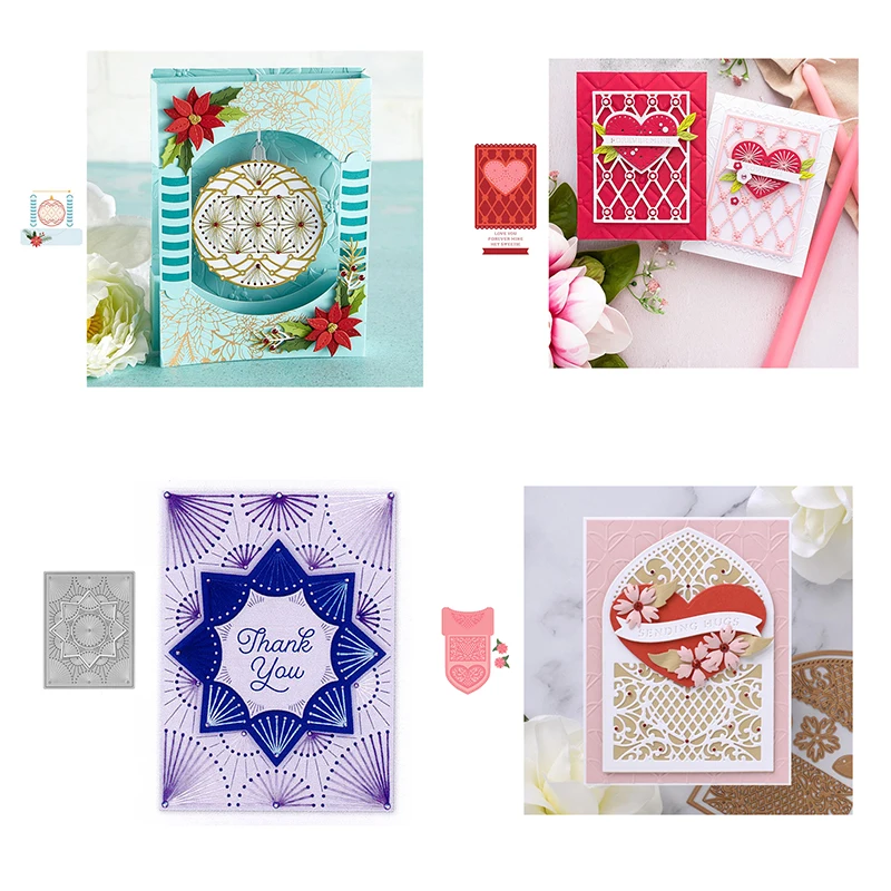 Flower Heart Lace Metal Cutting Dies Cut Die Mold Christmas Punch Stencil Dies Decorations for Scrapbooking Paper Cards New 2023
Flower Heart Lace Metal Cutting Dies Cut Die Mold Christmas Punch Stencil Dies Decorations for Scrapbooking Paper Cards New 2023