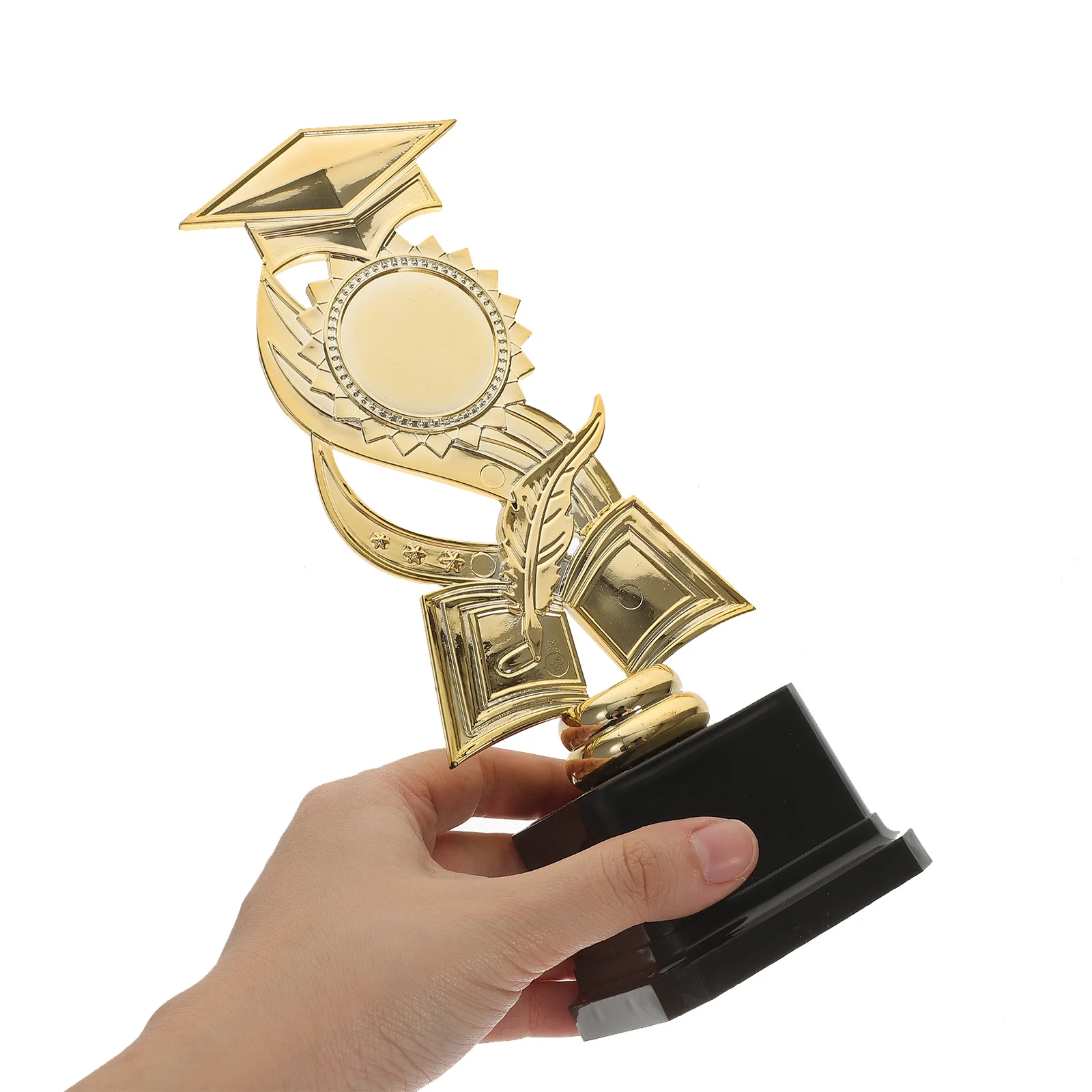 Graduation Trophy Golden Plastic Award Doctor Statue Party Supply Cake Decoration Competition Reward Mini Trophy 
Graduation Trophy Golden Plastic Award Doctor Statue Party Supply Cake Decoration Competition Reward Mini Trophy