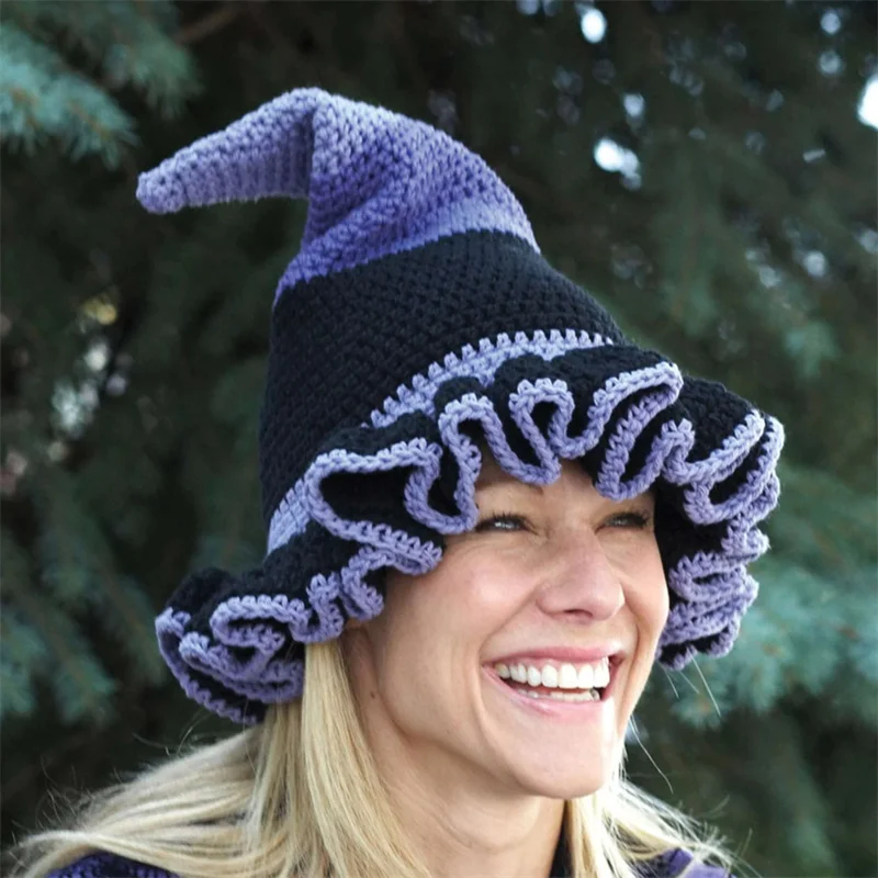 Fashion Wizard hat for women men Casual Fashion Adult hat handmade crocheted Pixie ear decoration hat winter warm fancy hat
Fashion Wizard hat for women men Casual Fashion Adult hat handmade crocheted Pixie ear decoration hat winter warm fancy hat