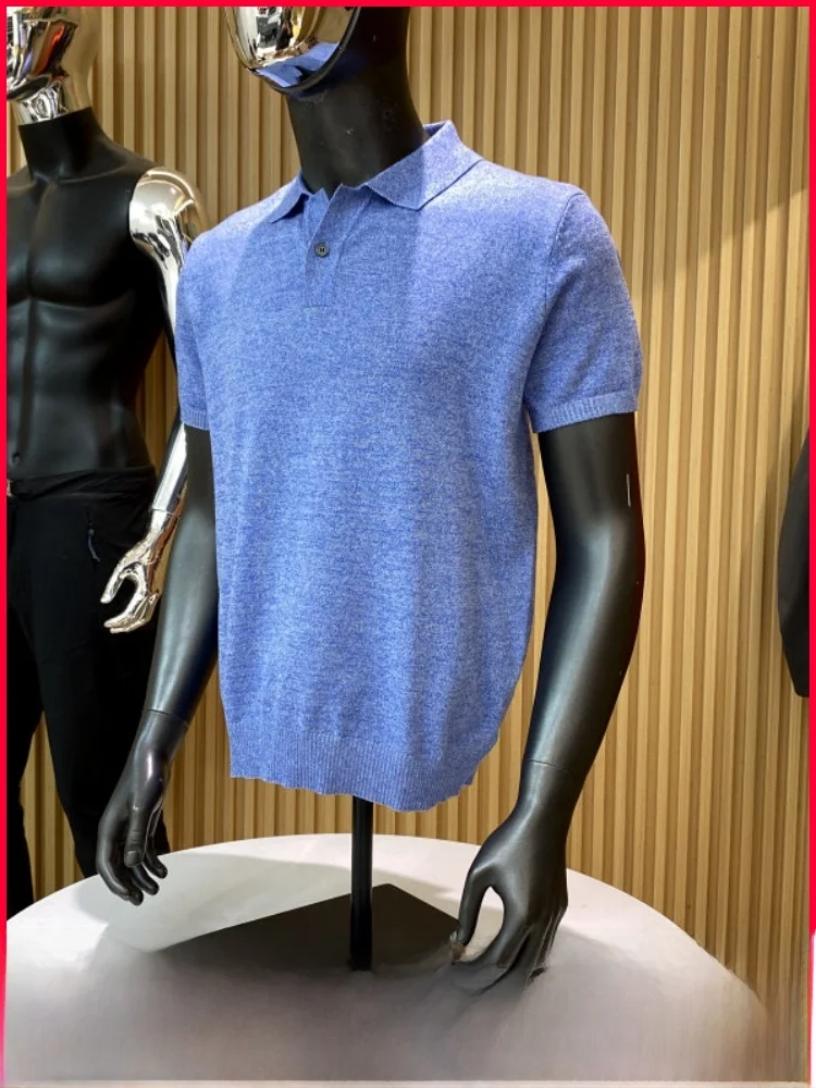 Laoqian Sle! Skin-friendly Breathable! Spring Summer Men's Lightweight Busin Turn-down Collar Single Button Cotton Knitt...
Laoqian Sle! Skin-friendly Breathable! Spring Summer Men's Lightweight Busin Turn-down Collar Single Button Cotton Knitt...