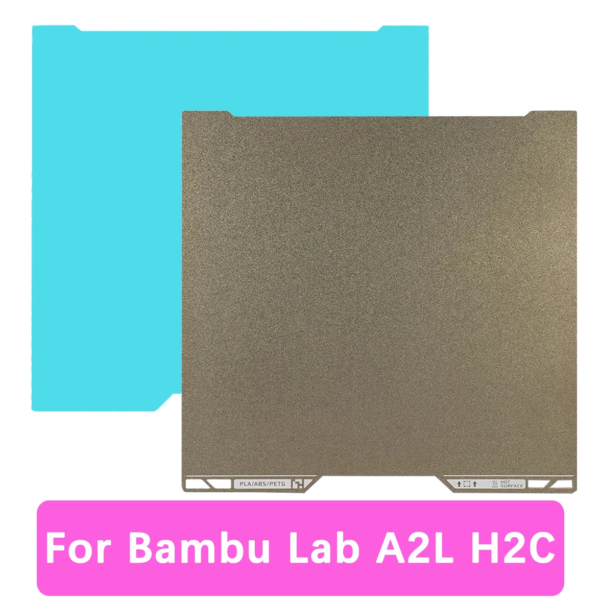 A2L Build Plate Double Sided Printing PEI PEO PET PEY Spray Magnetic Spring Steel Film 335x325mm For Bambu Lab H2C 3D Printer
A2L Build Plate Double Sided Printing PEI PEO PET PEY Spray Magnetic Spring Steel Film 335x325mm For Bambu Lab H2C 3D Printer