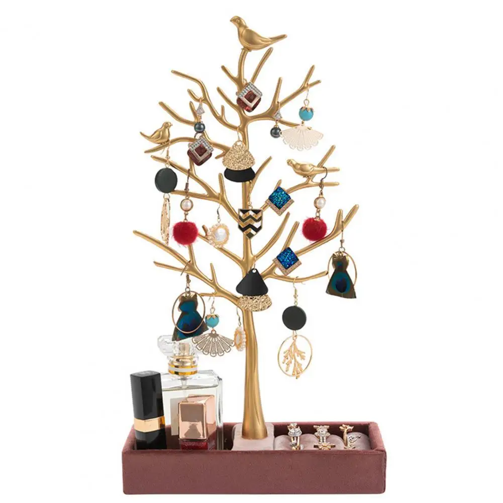 Display Shelf Nordic Style Large Capacity Golden Jewelry Earrings Rings Necklace Tree Stand Shelf Household Supplies
Display Shelf Nordic Style Large Capacity Golden Jewelry Earrings Rings Necklace Tree Stand Shelf Household Supplies