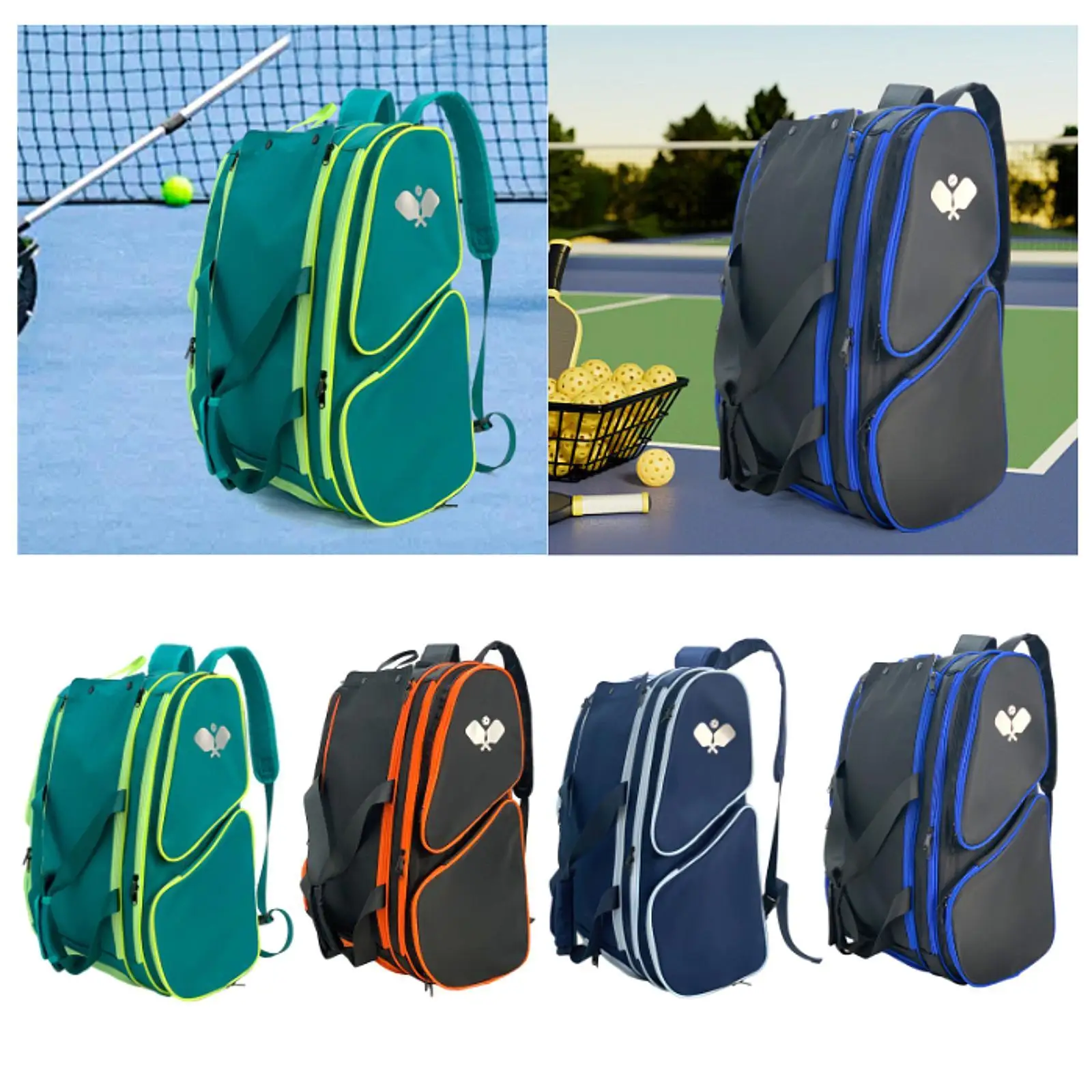 Tennis Paddle Bag Pickleball Bag Organizer Back Pack Lightweight Shoe Compartment Daypack for Backpacking Women Camping
Tennis Paddle Bag Pickleball Bag Organizer Back Pack Lightweight Shoe Compartment Daypack for Backpacking Women Camping
