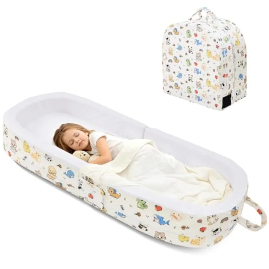 Portable Toddler Travel Bed Foldable Soft Foam Floor Bed for Baby and with Velvet Fabric Safety Rail Washable Cover No Assembly
Portable Toddler Travel Bed Foldable Soft Foam Floor Bed for Baby and with Velvet Fabric Safety Rail Washable Cover No Assembly