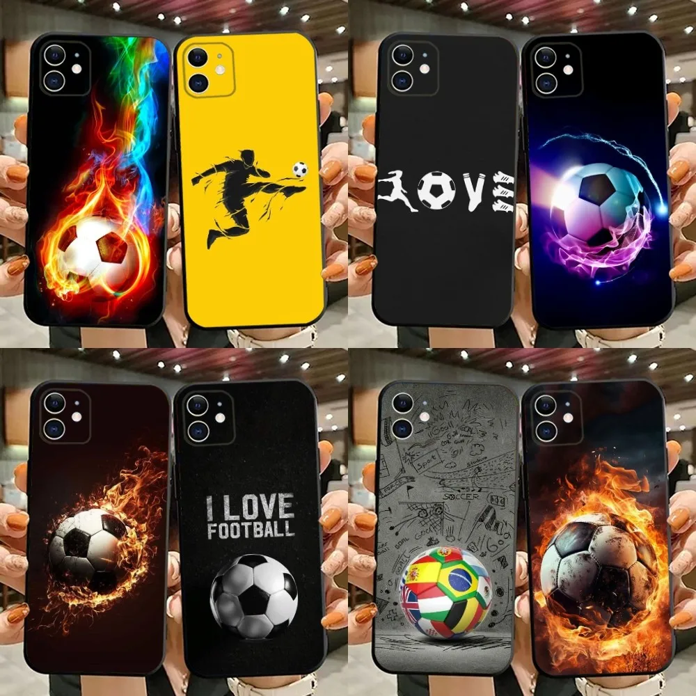 Football Soccer Ball Design Phone Case For iPhone 15,14,13,12,11,Plus,Pro Max,XS,X,XR,SE,Mini,8,7 Soft Silicone Black Cover
Football Soccer Ball Design Phone Case For iPhone 15,14,13,12,11,Plus,Pro Max,XS,X,XR,SE,Mini,8,7 Soft Silicone Black Cover