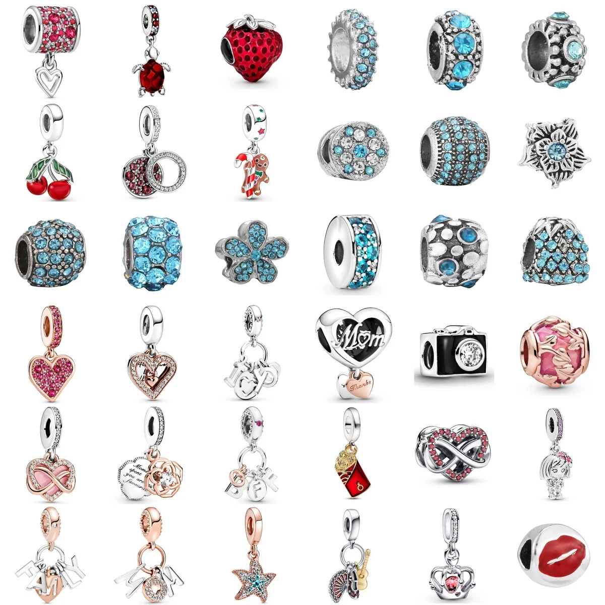 2024 New Silver Plated Heart Pendant Blue Diamond Charm Beads For Women Fashion DIY Bracelet Necklace Jewelry Accessories Gifts
2024 New Silver Plated Heart Pendant Blue Diamond Charm Beads For Women Fashion DIY Bracelet Necklace Jewelry Accessories Gifts