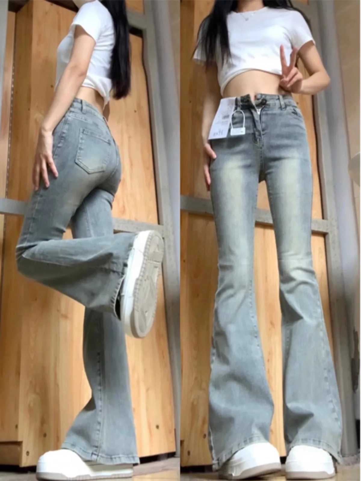 American Retro Flared Jeans Women's Autumn Winter New High Waist Large Size Slim High Street Small Size Floor-Length Ho...
American Retro Flared Jeans Women's Autumn Winter New High Waist Large Size Slim High Street Small Size Floor-Length Ho...