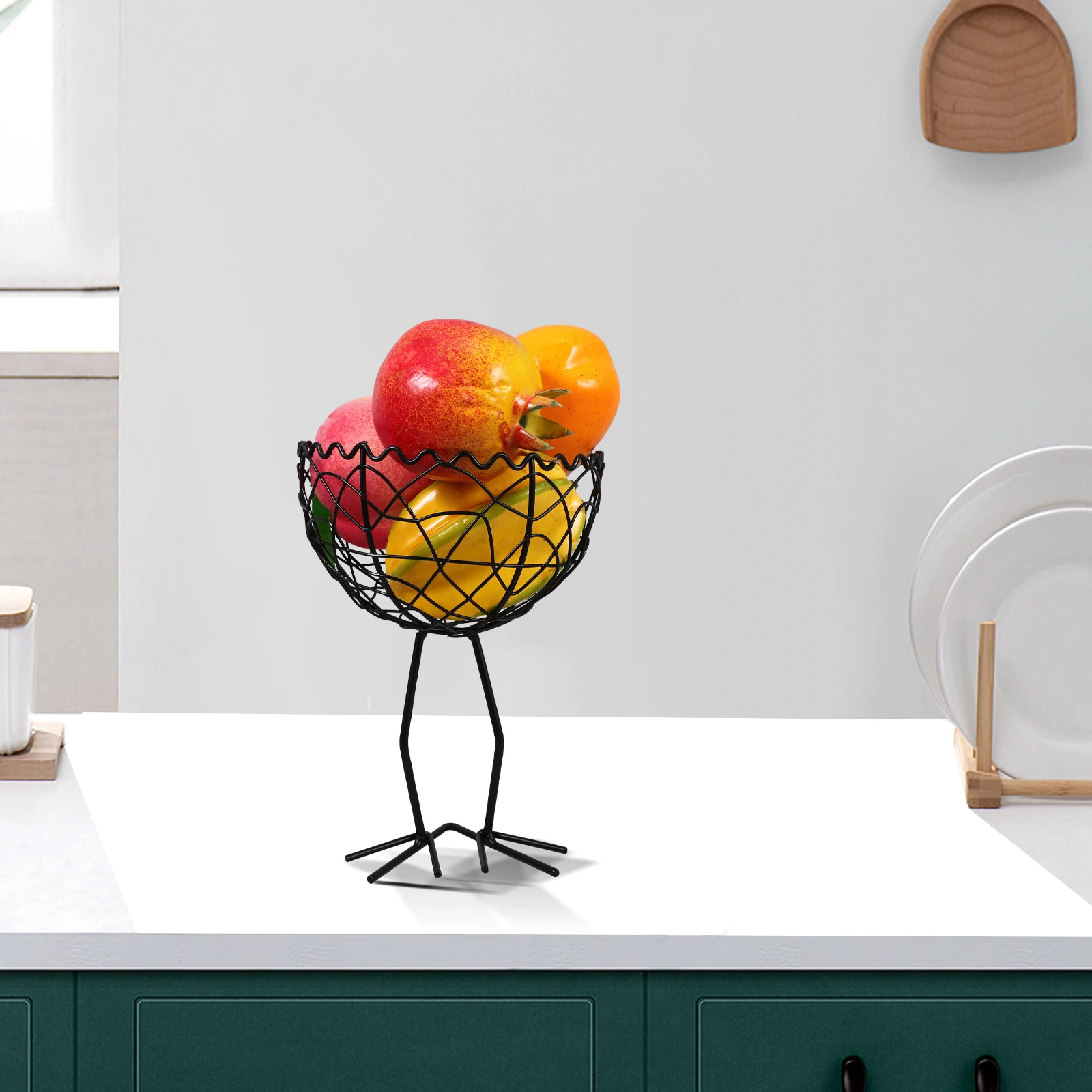 Iron Woven Fruit Basket Baskets Egg Countertop Electric Wire Holders for Storage Eggs Collecting 
Iron Woven Fruit Basket Baskets Egg Countertop Electric Wire Holders for Storage Eggs Collecting