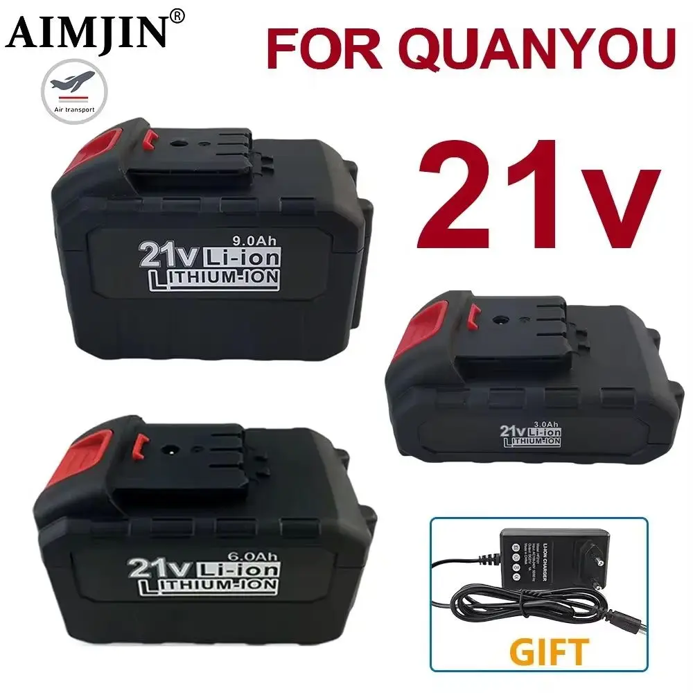 New arrival 21V 9000mAh For Quanyou Lithium-ion Electric Tool Battery Suitable for Cutting machines, Drills, Saws
New arrival 21V 9000mAh For Quanyou Lithium-ion Electric Tool Battery Suitable for Cutting machines, Drills, Saws