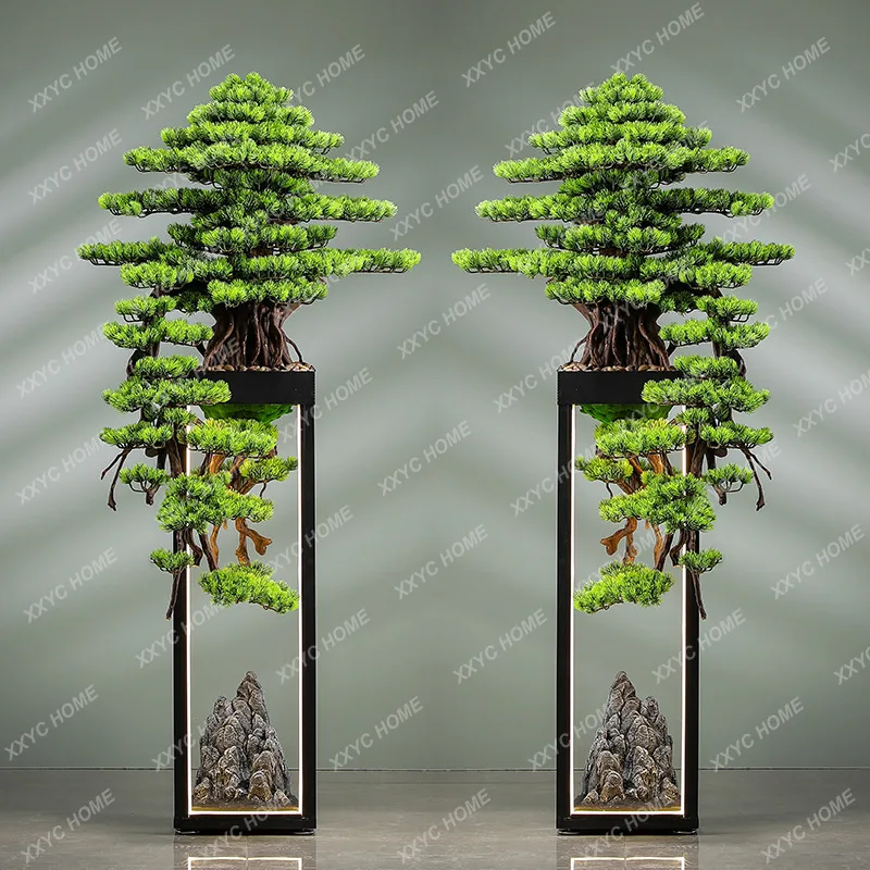 LNew Chinese style simulated welcome pine green plant bonsai porch ornament large floor housewarming bonsai
LNew Chinese style simulated welcome pine green plant bonsai porch ornament large floor housewarming bonsai