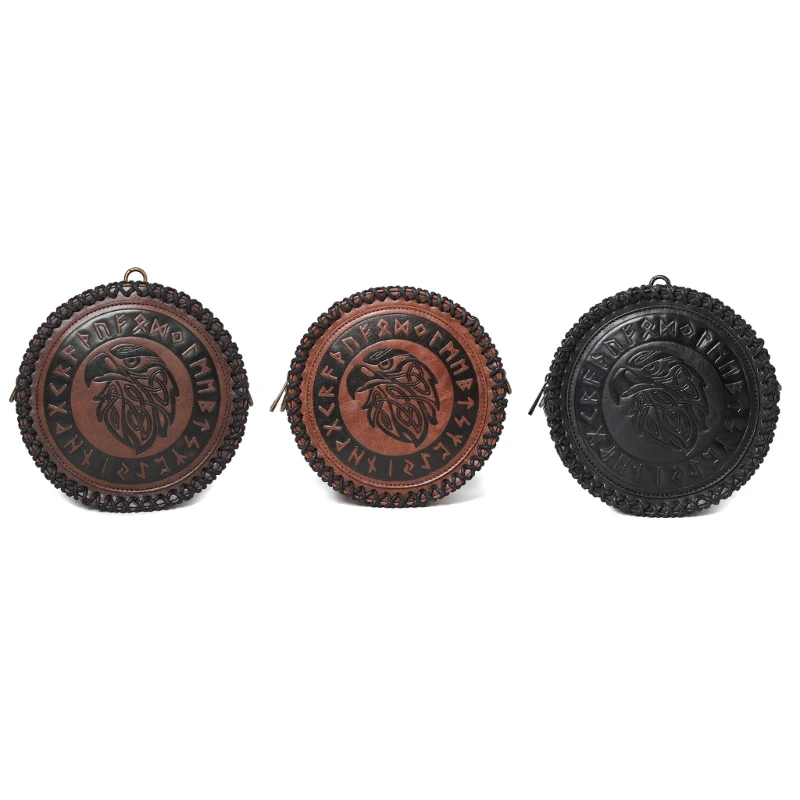 Vintage Medieval Embossed Waist Bag Nordic PU Leather Belt Bag Side Pack for Historical Reenactment and Festivals
Vintage Medieval Embossed Waist Bag Nordic PU Leather Belt Bag Side Pack for Historical Reenactment and Festivals