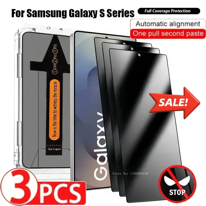 9H Tempered Glass for Samsung Galaxy S24 S25 Ultra Privacy Screen Protector for Galaxy S23 S22 S21 Easy Install Dust Free Film
9H Tempered Glass for Samsung Galaxy S24 S25 Ultra Privacy Screen Protector for Galaxy S23 S22 S21 Easy Install Dust Free Film