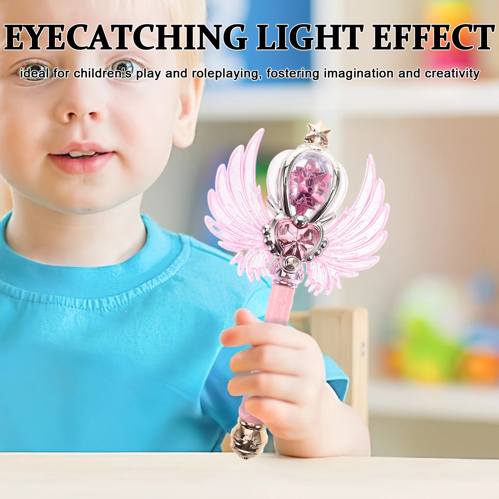 Glowing Princess Fairy Stick Toys Light Music Design Girls Birthday Party Props Cosplay Accessories Luminous Sticks
Glowing Princess Fairy Stick Toys Light Music Design Girls Birthday Party Props Cosplay Accessories Luminous Sticks