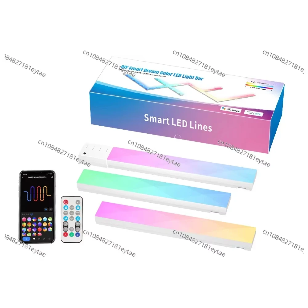 Intelligent Splicing Light Wall Light DIY Indoor Ambient TV Background Creative RGB Pickup Quantum
Intelligent Splicing Light Wall Light DIY Indoor Ambient TV Background Creative RGB Pickup Quantum