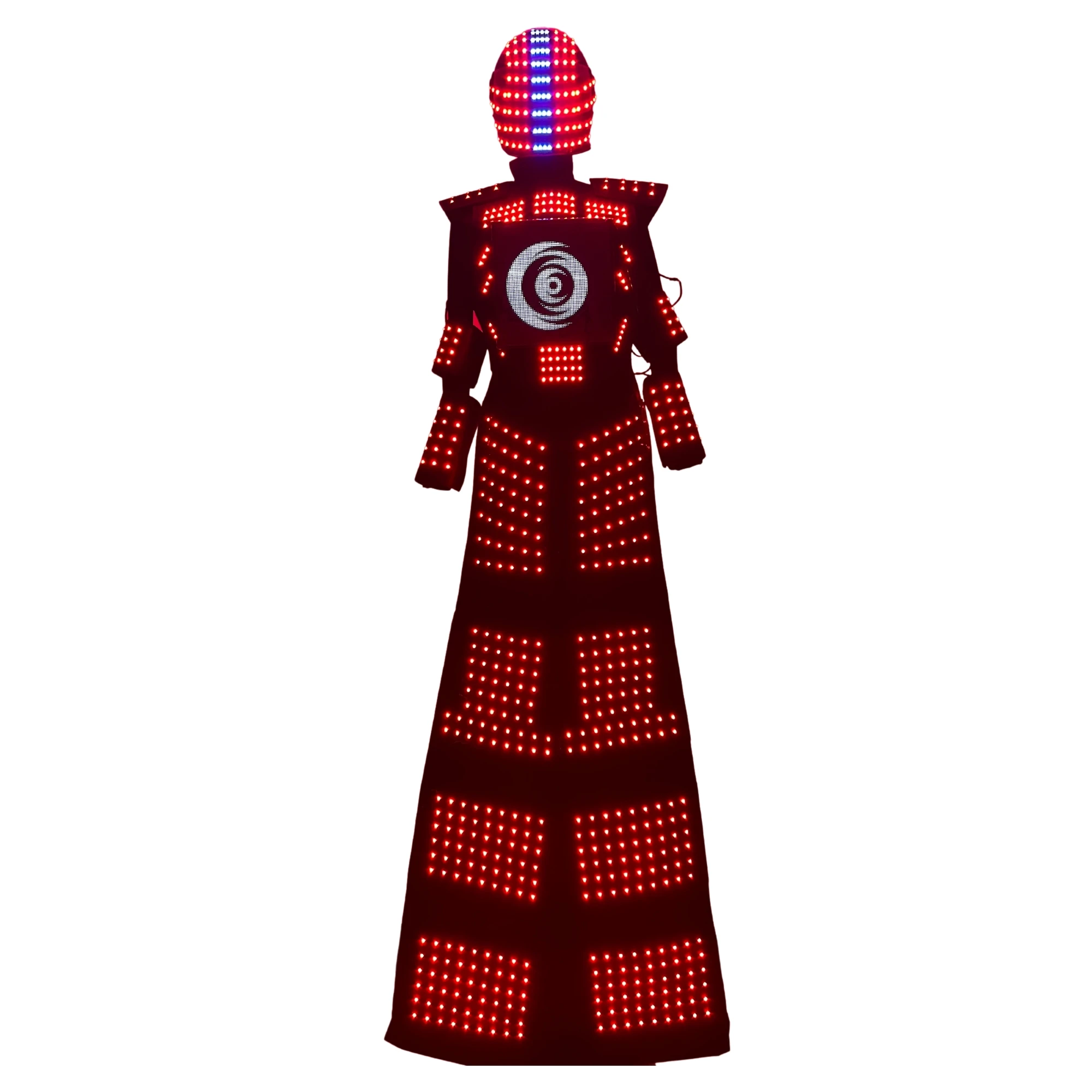 Светящийся костюм робота на ходулях для взрослых: шлем, маска, наряд для Хэллоуина, диджеев, ночных клубов, косплея, рейв-вечеринок и выступлений
Светящийся костюм робота на ходулях для взрослых: шлем, маска, наряд для Хэллоуина, диджеев, ночных клубов, косплея, рейв-вечеринок и выступлений