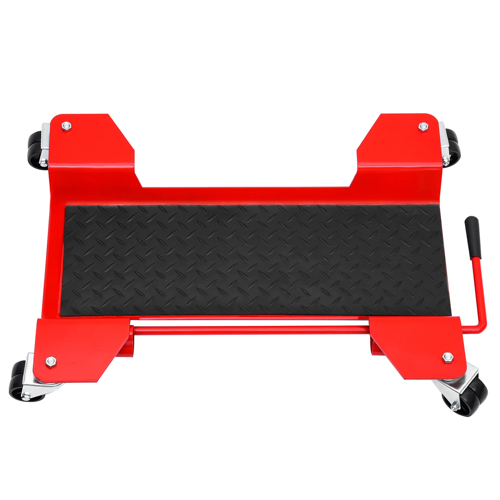 Red Extra Long Motorcycle Dolly for Cruisers and Choppers, Heavy Duty Garage Mount Stand, 22 Inch Track, 550 Pound Capacity
Red Extra Long Motorcycle Dolly for Cruisers and Choppers, Heavy Duty Garage Mount Stand, 22 Inch Track, 550 Pound Capacity