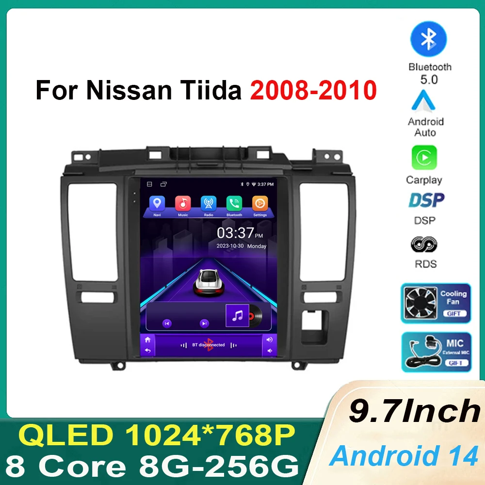 Android 14 Car Radio For Nissan Tiida 2004 -2013 NO 2 Din Stereo Multimedia Video Player GPS 4G Carplay Auto DVD Head Unit WiFi
Android 14 Car Radio For Nissan Tiida 2004 -2013 NO 2 Din Stereo Multimedia Video Player GPS 4G Carplay Auto DVD Head Unit WiFi