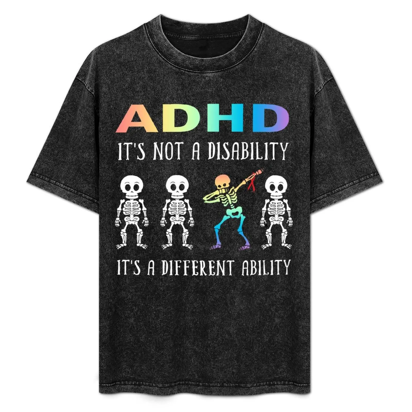 ADHD It's Not Disability It's A Different Ability Skeleton Funny Gifts T-Shirt Basic Lightweight Short Sleeve Tee
ADHD It's Not Disability It's A Different Ability Skeleton Funny Gifts T-Shirt Basic Lightweight Short Sleeve Tee