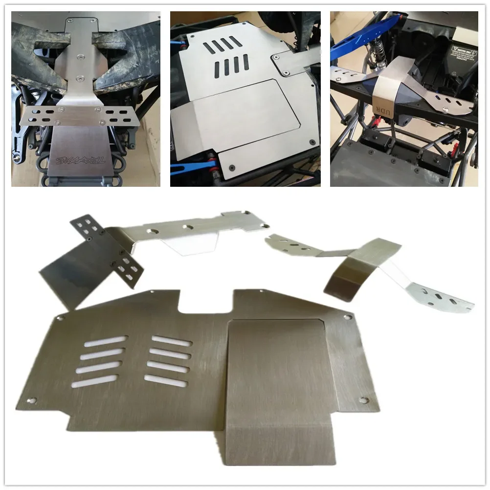 Stainless Steel Chassis Protect Armor Skid Plate Fit Traxxas UDR Unlimited Desert Racer Upgrade Parts
Stainless Steel Chassis Protect Armor Skid Plate Fit Traxxas UDR Unlimited Desert Racer Upgrade Parts