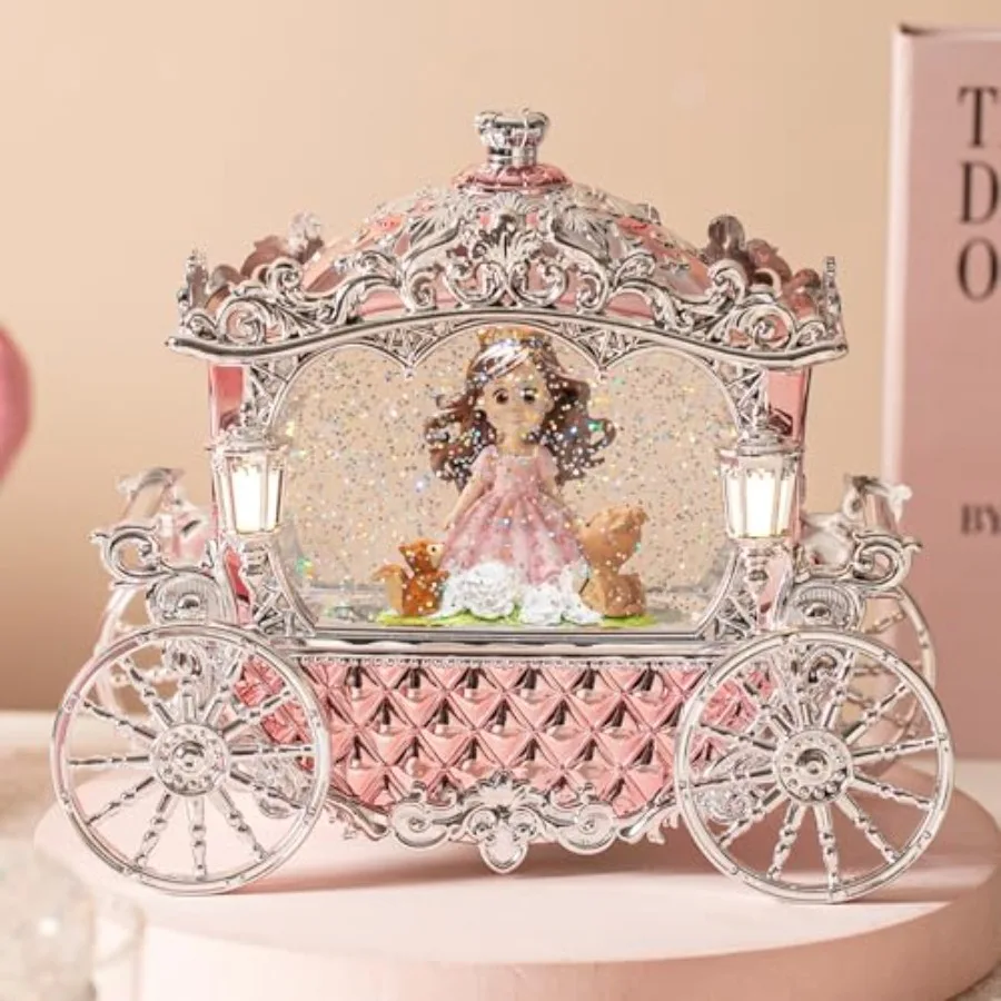 Carriage Snow Globe Music Box Gifts for Friends Girls Women Daughter Sister Lover Birthday Valentine's Day Weddings Anniversari
Carriage Snow Globe Music Box Gifts for Friends Girls Women Daughter Sister Lover Birthday Valentine's Day Weddings Anniversari