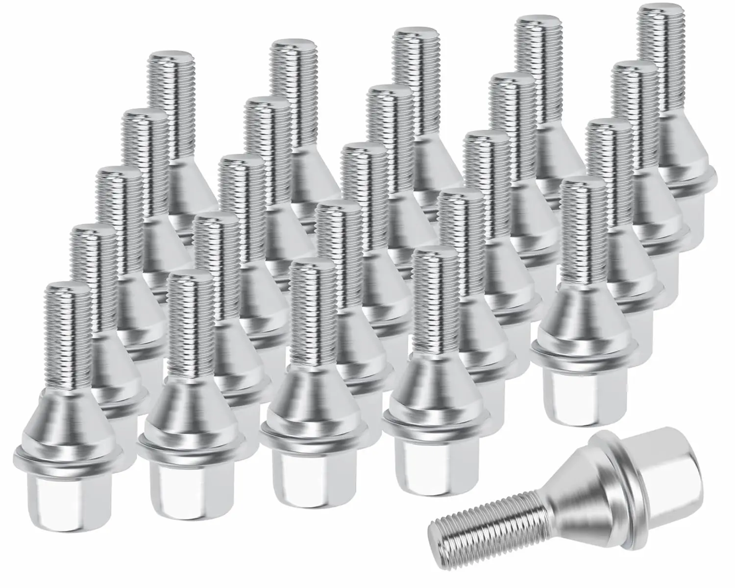 M12x1.25 Wheel Lug Bolts 20pcs for Jeep Cherokee Compass Renegade Chrysler Dodge
M12x1.25 Wheel Lug Bolts 20pcs for Jeep Cherokee Compass Renegade Chrysler Dodge