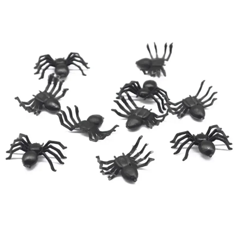 100pc Horror Black Spider Haunted House Spider Web Bar Party Decoration Supplies Simulation Tricky Toy Kids Halloween Decoration
100pc Horror Black Spider Haunted House Spider Web Bar Party Decoration Supplies Simulation Tricky Toy Kids Halloween Decoration